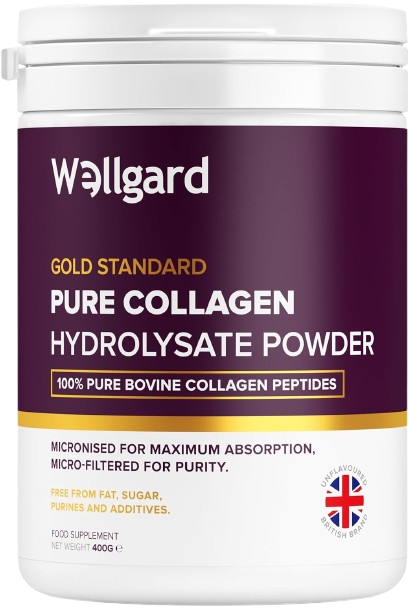 WellnessGard Pure Hydrolysed Collagen Peptides Powder, 400g
